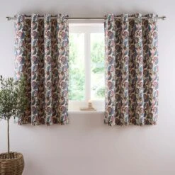 Forest Fruits Eyelet Curtains -Habitat Store 30903675 alt05