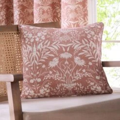 Freya Floral Pencil Pleat Curtains -Habitat Store 30903681 alt07