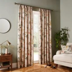 Botanical Orchard Pencil Pleat Curtains -Habitat Store 30904035 alt01