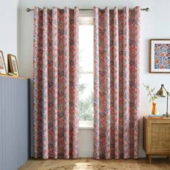 Avie Ditsy Blackout Eyelet Curtains 21 Avie Ditsy Blackout Eyelet Curtains -Habitat Store 30904192 alt01
