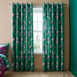 Milanna Blooms Eyelet Curtains -Habitat Store 30904193 alt01