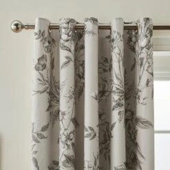 Bridget Etched Floral Blackout Eyelet Curtains -Habitat Store 30904216
