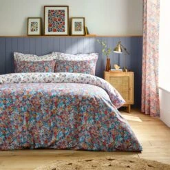 Avie Ditsy Floral Blue Duvet Cover And Pillowcase Set 29 Avie Ditsy Floral Blue Duvet Cover And Pillowcase Set -Habitat Store 30904238