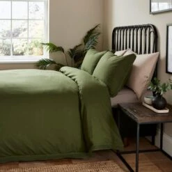 Ludlow Washed Cotton Duvet Cover And Pillowcase Set -Habitat Store 30904246 alt04