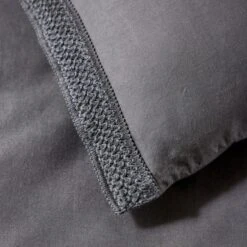 Ludlow Washed Cotton Duvet Cover And Pillowcase Set -Habitat Store 30904258 alt05