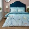 Garden Cranes Blue Duvet Cover And Pillowcase Set 1 Garden Cranes Blue Duvet Cover And Pillowcase Set -Habitat Store 30904267