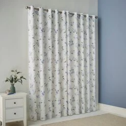 Nola Floral Eyelet Curtains -Habitat Store 30904269 alt04