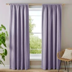 Emerson Waffle Slot Top Curtains -Habitat Store 30904275 alt01