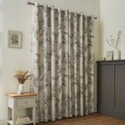 Bridget Etched Floral Blackout Eyelet Curtains -Habitat Store 30904282 alt04