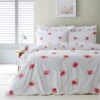 Lexi Poppy Red Duvet Cover And Pillowcase Set -Habitat Store 30904285