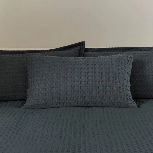 Emerson Waffle Duvet Cover And Pillowcase Set 19 Emerson Waffle Duvet Cover And Pillowcase Set - Image 17