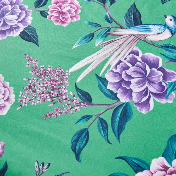 Milanna Blooms Green Duvet Cover And Pillowcase Set 7 Milanna Blooms Green Duvet Cover And Pillowcase Set - Image 5