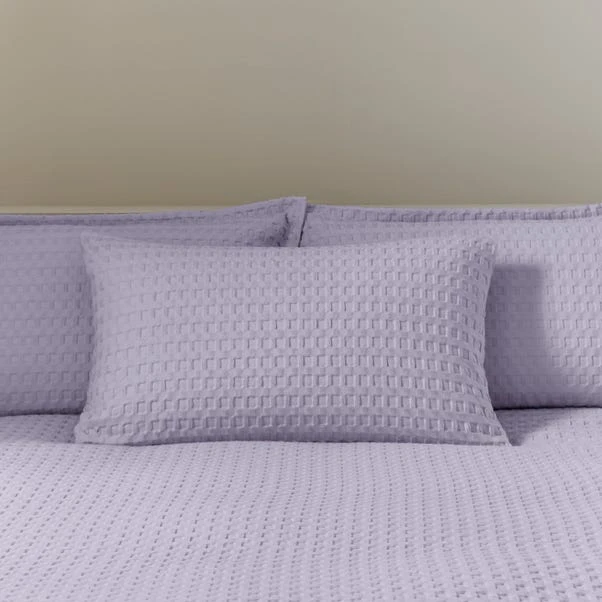 Emerson Waffle Duvet Cover And Pillowcase Set 4 Emerson Waffle Duvet Cover And Pillowcase Set - Image 2