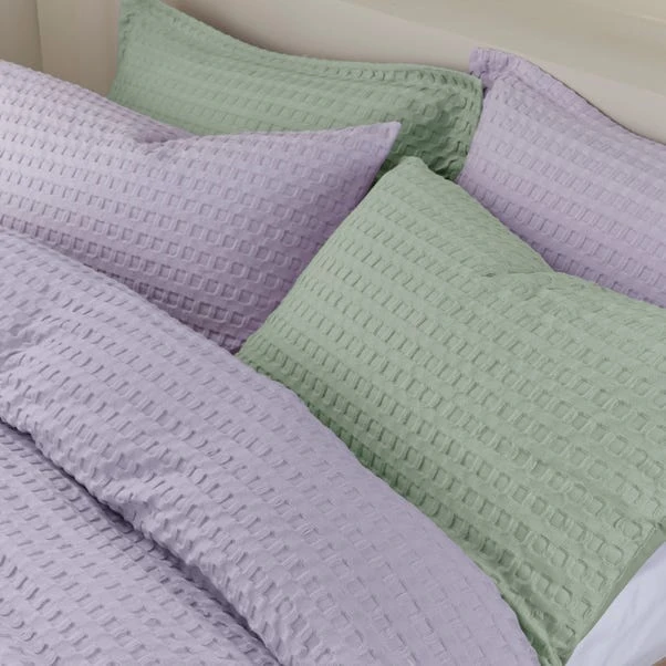 Emerson Waffle Duvet Cover And Pillowcase Set 7 Emerson Waffle Duvet Cover And Pillowcase Set - Image 5