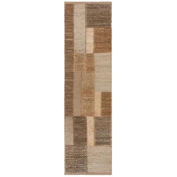 Jute Braided Patchwork Runner 7 Jute Braided Patchwork Runner - Image 5