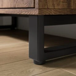 Freddie Low Bookcase, Rustic Wood Effect 14 Freddie Low Bookcase, Rustic Wood Effect -Habitat Store 30904866 alt04