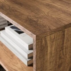 Freddie Low Bookcase, Rustic Wood Effect 15 Freddie Low Bookcase, Rustic Wood Effect -Habitat Store 30904866 alt05