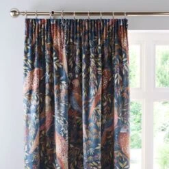 Woodland Pheasant Pencil Pleat Curtains -Habitat Store 30905724