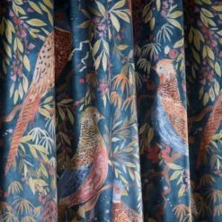 Woodland Pheasant Pencil Pleat Curtains -Habitat Store 30905736 alt02