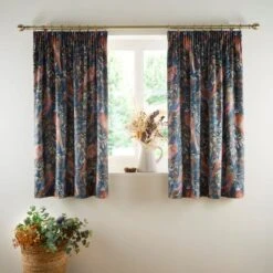 Woodland Pheasant Pencil Pleat Curtains -Habitat Store 30905738 alt05