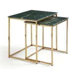 Daphne Square Nest Of 2 Tables, Real Marble -Habitat Store 30906191 alt04