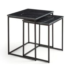 Daphne Square Nest Of 2 Tables, Real Marble -Habitat Store 30906193 alt04