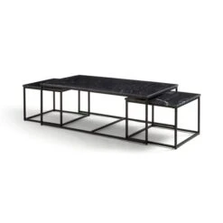 Edie Nest Of 3 Coffee Tables, Real Marble -Habitat Store 30906196 alt04