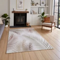 Creation Botanical Leaf Rug -Habitat Store 30907349