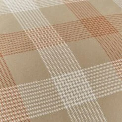 Grey Natural Check Brushed Cotton Duvet Cover And Pillowcase Set -Habitat Store 30907890 alt05