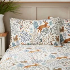 Woodland Tale Brushed Cotton Duvet Cover And Pillowcase Set -Habitat Store 30907913 alt01