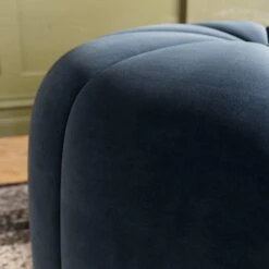 Pumpkin Velvet Footstool -Habitat Store 30909071 alt02