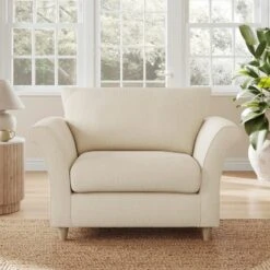 Dixie Armchair, Soft Texture Fabric -Habitat Store 30909166