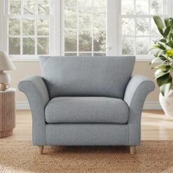 Dixie Armchair, Soft Texture Fabric -Habitat Store 30909251