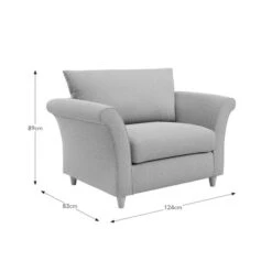 Dixie Armchair, Soft Texture Fabric -Habitat Store 30909251 alt09