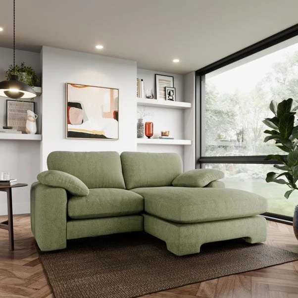 Magnus Vintage Soft Chenille Corner Chaise Sofa 15 Magnus Vintage Soft Chenille Corner Chaise Sofa - Image 13