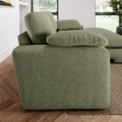 Magnus Vintage Soft Chenille Corner Chaise Sofa 36 Magnus Vintage Soft Chenille Corner Chaise Sofa -Habitat Store 30909914 alt01