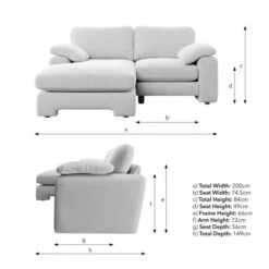 Magnus Soft Textured Chenille Corner Chaise Sofa 39 Magnus Soft Textured Chenille Corner Chaise Sofa -Habitat Store 30909968 alt09