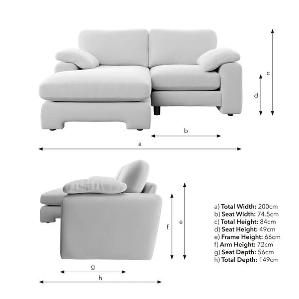 Magnus Soft Textured Chenille Corner Chaise Sofa 20 Magnus Soft Textured Chenille Corner Chaise Sofa - Image 18