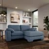 Magnus Soft Textured Chenille Corner Chaise Sofa -Habitat Store 30909969