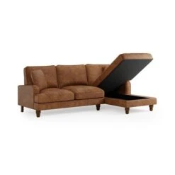 Beatrice Relaxed Faux Leather Corner Storage Sofa Bed 39 Beatrice Relaxed Faux Leather Corner Storage Sofa Bed -Habitat Store 30910982 alt07