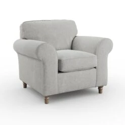 Flori Soft Chenille Armchair 37 Flori Soft Chenille Armchair -Habitat Store 30911060 alt06