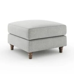 Flori Soft Chenille Footstool -Habitat Store 30911069 alt06