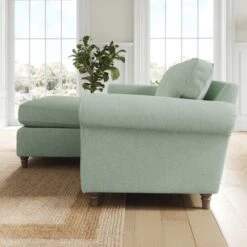 Flori Soft Chenille Corner Chaise Sofa -Habitat Store 30911075 alt01