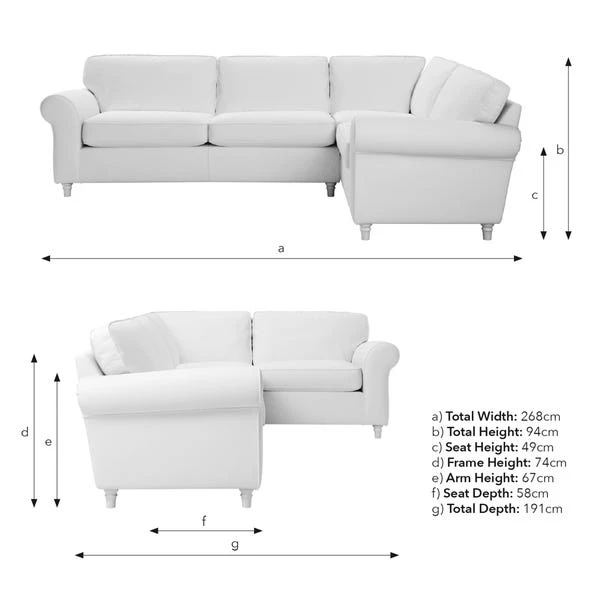 Flori Soft Chenille Corner Sofa 20 Flori Soft Chenille Corner Sofa - Image 18