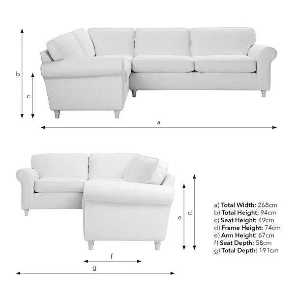 Flori Soft Chenille Corner Sofa 11 Flori Soft Chenille Corner Sofa - Image 9