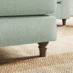 Flori Soft Chenille Footstool -Habitat Store 30911079 alt03