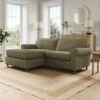 Flori Soft Chenille Corner Chaise Sofa -Habitat Store 30911085