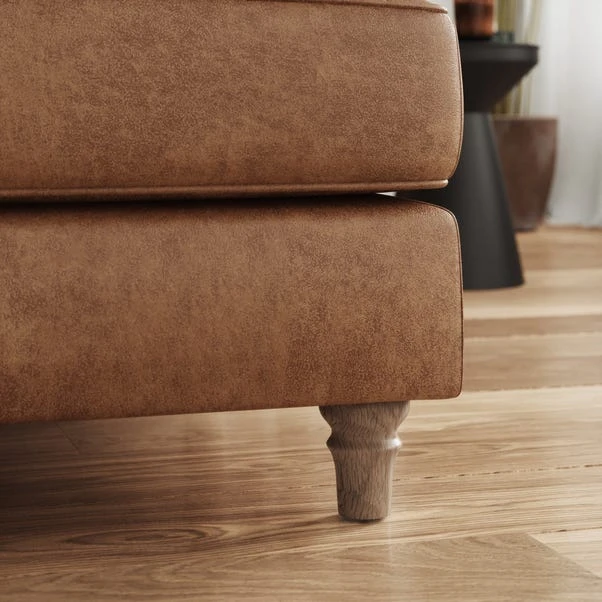 Flori Arizona Faux Leather Footstool 6 Flori Arizona Faux Leather Footstool - Image 4