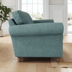 Flori Tonal Plush Chenille 3 Seater Sofa -Habitat Store 30911122 alt01