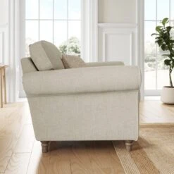 Flori Tonal Plush Chenille Armchair -Habitat Store 30911130 alt01